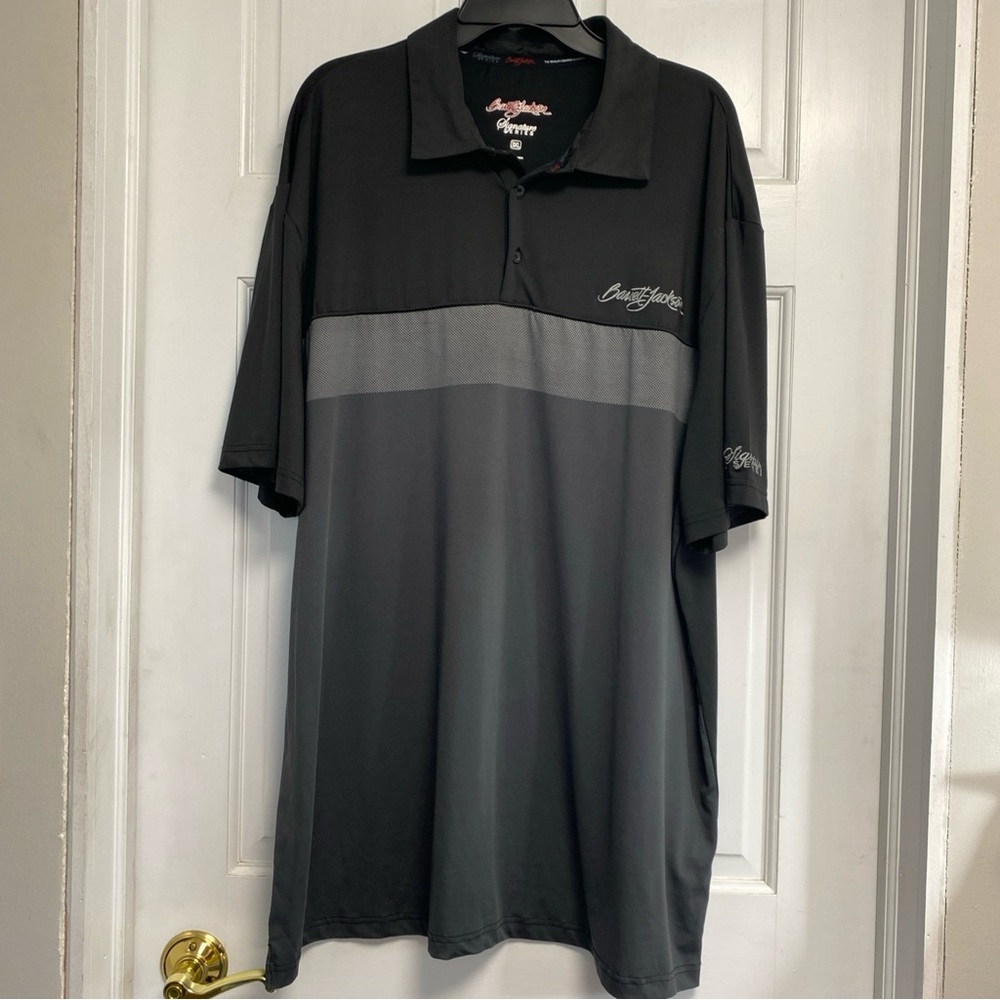 Barret Jackson Signature Series Polo Shirt 3XL Short Sleeve Black  Car Auction